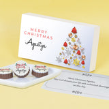 Christmas Tree Design Personalised Gift Box with Printed Chocolates