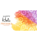 Elegant Holi Gift Box with Personalized Wrapped Chocolates