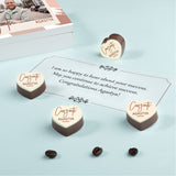 Watercolor Design Personalized Congratulations Gift Box with Printed Chocolates