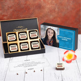 Birthday Gift Chocolate Box - Personalised with Photo and Name (with Printed Chocolates)