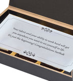 Elegant Personalised Congratulations Gift Box (with Printed Chocolates)
