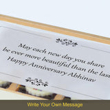 Romantic Anniversary Gift Photo on Chocolates (with Printed Chocolates)