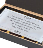 Beautiful Personalized Birthday Gift Box with Photo and Wrapped Chocolates