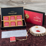 Eternal Bond - Gift with Wrapped Chocolates (Rakhi Pack Optional)
