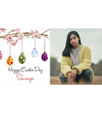Unique Easter Gift with Personalised Wrapped Chocolates
