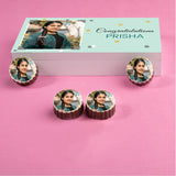 Beautiful Congratulations Gift Box Personalized with Photo (with Printed Chocolates)