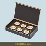 Elegant Personalized Birthday Gift Box (with Printed Chocolates)
