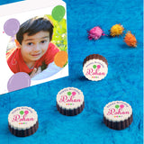 Birthday Balloons - Personalised Chocolate Gift Box (with Printed Chocolates)