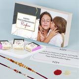 Sibling Love - Personalized Gift Box & Chocolates (Rakhi Pack Optional)
