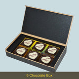 Vintage Design Chocolate Gift Box for Birthday (with Printed Chocolates)