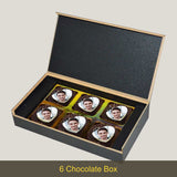 Vibrant Design Personalized Chocolate Gift Box for Birthday (with Printed Chocolates)
