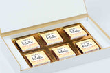 Elegant Holi Gift Box with Personalized Wrapped Chocolates