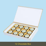 Water Color Design Personalised Chocolate Gift Box for Birthday (with Printed Chocolates)