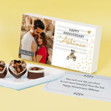 Romantic Anniversary Gift Photo on Chocolates (with Printed Chocolates)