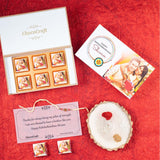 Gift from the Heart - Gift with Wrapped Chocolates(Rakhi Pack Optional)
