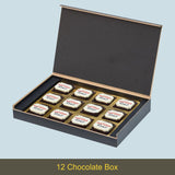Elegant Personalized Birthday Gift Box (with Printed Chocolates)