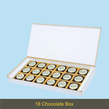 Water Color Design Personalised Chocolate Gift Box for Birthday (with Printed Chocolates)
