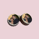 Beautiful Anniversary Chcocolates Personalized with Photo (with Printed Chocolates)