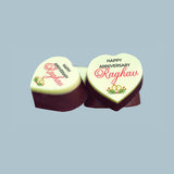 Personalized Anniversary Gift with Couple Photo (with Printed Chocolates)