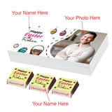 Chocolate Gift for Easter Personalised with Photo