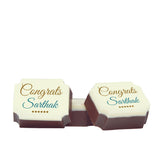 Elegant Personalised Congratulations Gift Box (with Printed Chocolates)