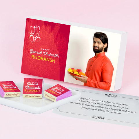 Premium Personalised Gift Pack for Ganesh Chaturthi (with Wrapped Chocolates)