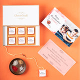 Precious Ties - Gift with Wrapped Chocolates(Rakhi Pack Optional)
