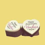 Personalized Anniversary Gift Box & Chocolates (with Printed Chocolates)