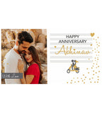 Romantic Anniversary Gift Photo on Chocolates (with Printed Chocolates)