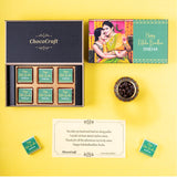 Precious Memories - Rakhi Gift for Sister with Wrapped Chocolates