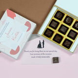 Anniversary Return Gifts - 9 Chocolate Box - Assorted Chocolates (Sample)