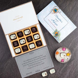 Wedding Return Gifts - 12 Chocolate Box - Alternate Printed Chocolates (Minimum 10 Boxes)