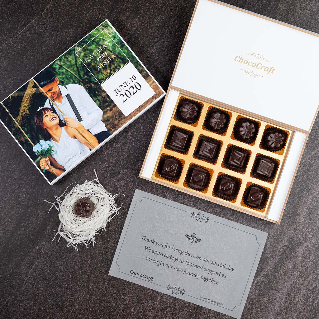 Wedding Return Gifts - 12 Chocolate Box - Assorted Chocolates (Sample)