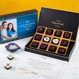 Wedding Return Gifts - 12 Chocolate Box - Middle Printed Chocolates (Minimum 10 Boxes)