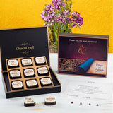 Wedding Return Gifts - 9 Chocolate Box - All Printed Chocolate (Sample)