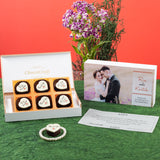 Wedding Return Gifts - 6 Chocolate Box - All Printed Chocolate (Sample)