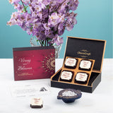 Wedding Return Gifts - 4 Chocolate Box - All Printed Chocolate (Sample)