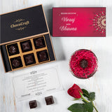 Wedding Invitations - 6 Chocolate Box - Assorted Chocolates (Sample)