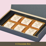 Floral Theme Personalised Mother's Day Gift (with Wrapped Chocolates)