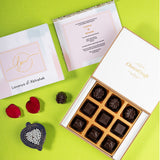 Wedding Invitations - 9 Chocolate Box - Assorted Chocolates  (Sample)