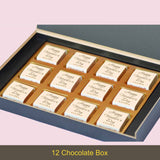 Floral Theme Personalised Mother's Day Gift (with Wrapped Chocolates)