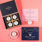 Wedding invitations - 4 Chocolate Box - All Printed Chocolates (Minimum 10 Boxes)