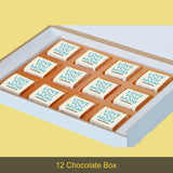 Personalised Chocolate Gift Box for Mother's Day (with Wrapped Chocolates)
