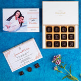 Wedding Invitations - 12 Chocolate Box - Assorted Chocolates (Minimum 10 Boxes)