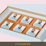 Personalized Eid Gift Box with Wrapped Chocolates