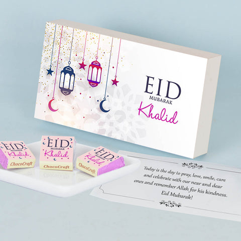 Personalised Gift for Eid with Wrapped Chocolates