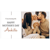 Beautiful Personalised Gift for Wife on Mother's Day (with Wrapped Chocolates)