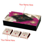 Floral Design Get Well Soon Gift Box (with Wrapped Chocolates)