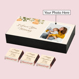 Floral Theme Personalised Mother's Day Gift (with Wrapped Chocolates)