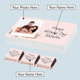 Unique Mother's Day Gift Personalised with Photo (with Wrapped Chocolates)